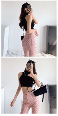 Sexy Spice Girl Halter Neck Vest Beauty Back Hitam High Neck Vest Slimming Irregular