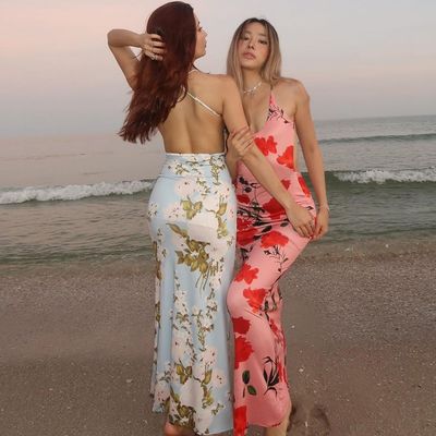 Pakaian Wanita Bergaya Musim Panas Cetak Pakaian Rambut U Rambut Rambut Rambut Rambut Rambut
