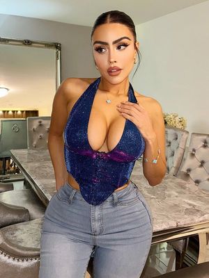 Wanita baru seksi Spice gaya top fashion langsing pendek rompi rompi
