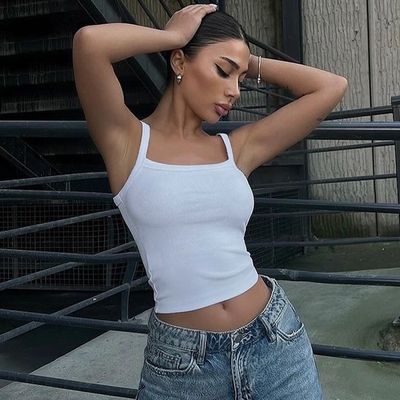 Musim semi dan musim panas mode baru seksi slim-fit rompi rompi bisa disesuaikan cetakan digital berbagai pola