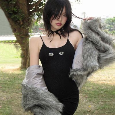 Musim panas mode baru seksi khusus bor panas terbuka tas ransel pinggul tali gaun