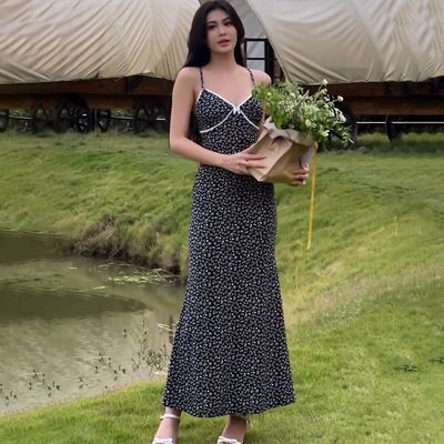 Model cetak fashion baru yang disesuaikan gaun ikat seksi berbagai pola dapat disesuaikan