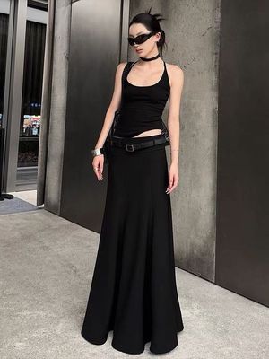 New Spice Girl U dasi halter tank top untuk wanita dengan tali tipis di dalam