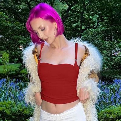 Musim panas baru seksi hottie garis leher pinggang pelangsing tank top