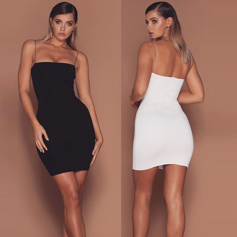 Paket tanpa lengan Baju pinggul Sexy Baju pinggul Rok Solid Warna Baju Pinggang Wanita